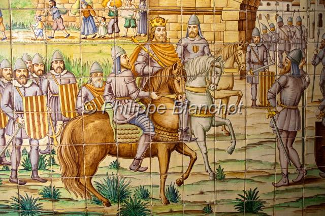 espagne valence 14.JPG - Azulejos, Horchateria Santa Catalina, Valence, Espagne